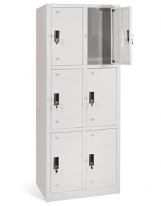 Tủ sắt locker 6 ngăn TS18