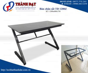 bàn làm việc chân sắt TD1200Z