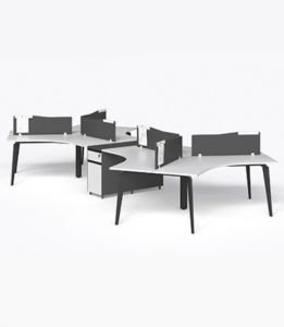 Cụm bàn làm việc 1910BLC3-2H