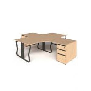 Cụm bàn làm việc chân sắt 1903BL14-4H