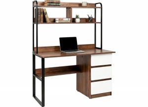 Bàn học kèm giá sách BHS408